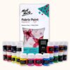 Art &Amp; Craft Material Suppliers Mont Marte Fabric Paint Set 24Pc